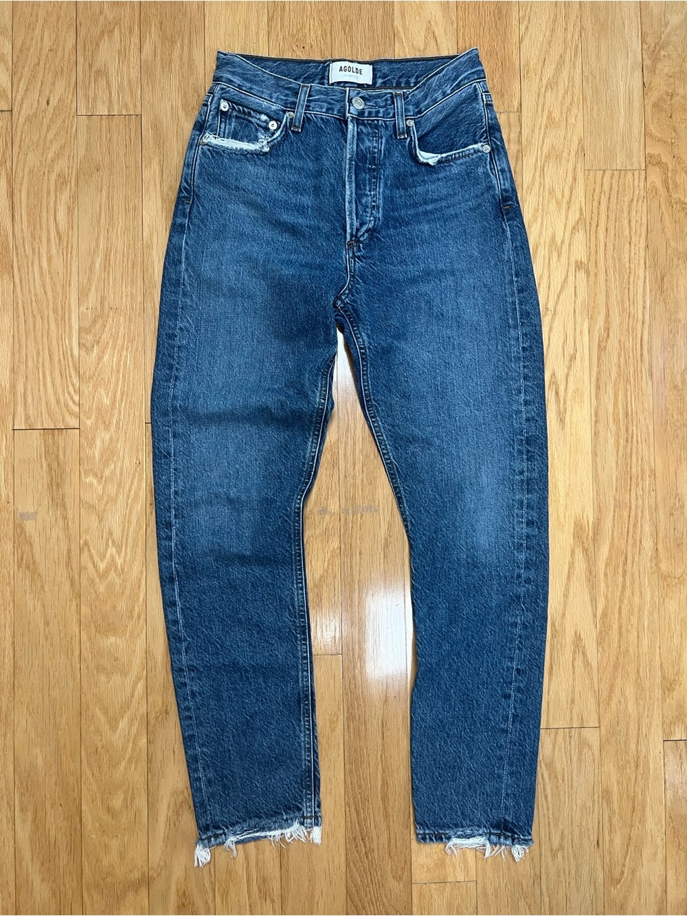 AGOLDE Jamie High Rise Slim Straight Jeans